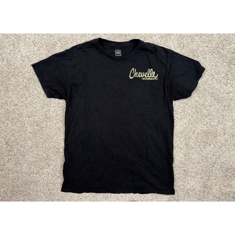 GM Official Licensed Chevelle by Chevrolet Black Graphic T-Shirt Mens Medium